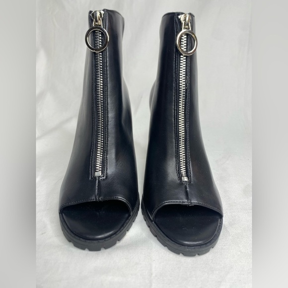 Bar III Dillan P Womens Faux Leather Ankle Booties Black Size 7.5M New - Picture 11 of 13